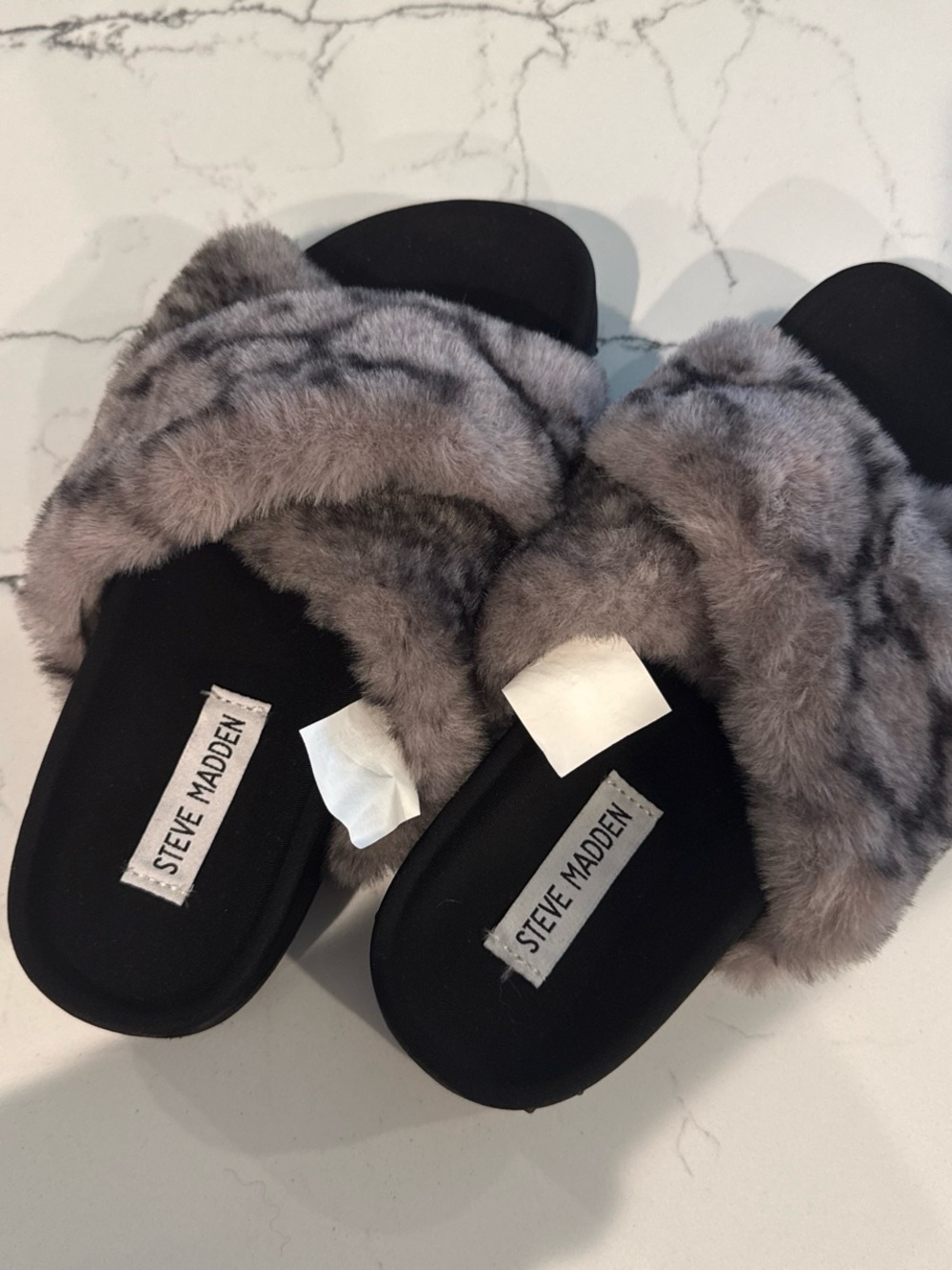Steve Madden Womens Amari Snake Slipper US Size 6